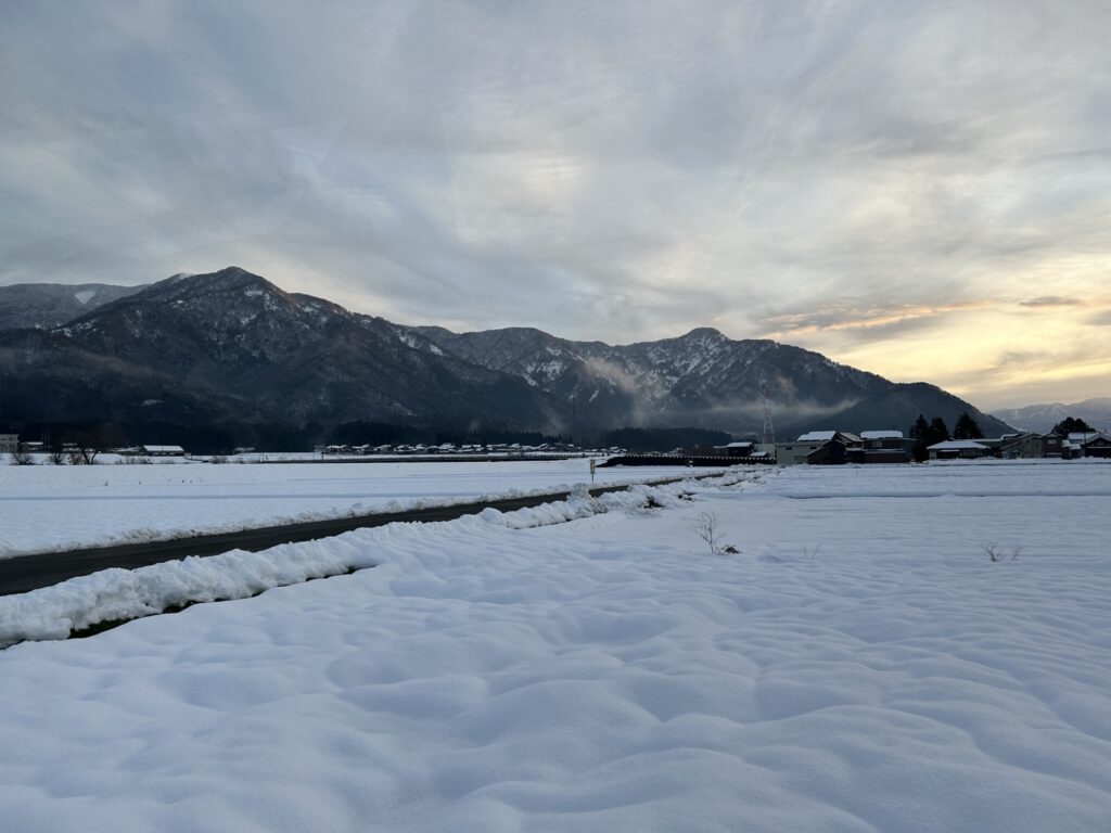 12/20の地元の朝風景