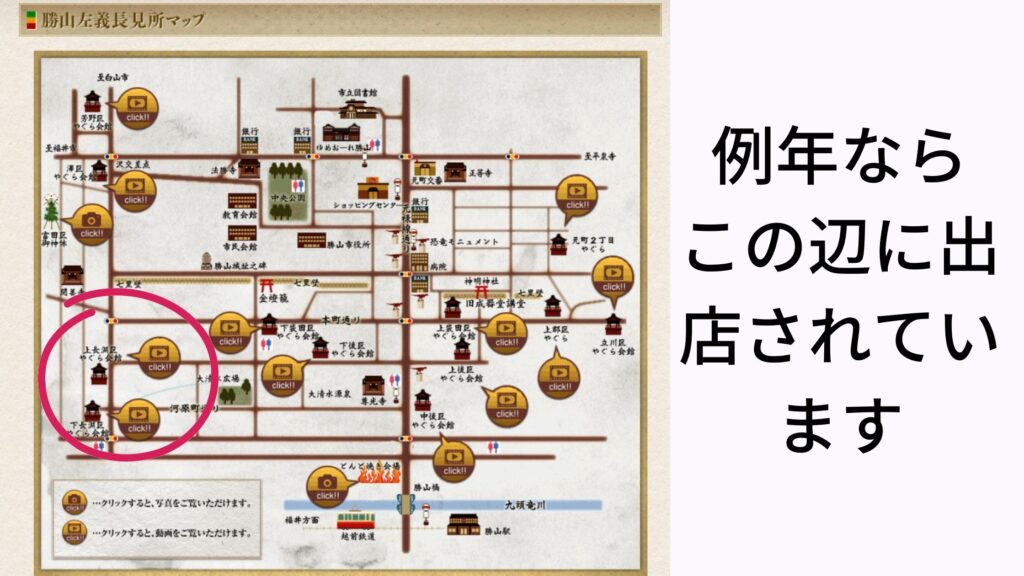 下商店出店場所(だいたい)