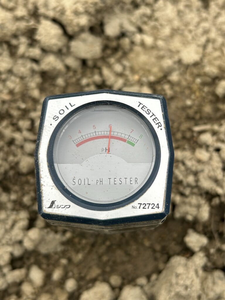 ｐH6.0ちょっと酸性が強い